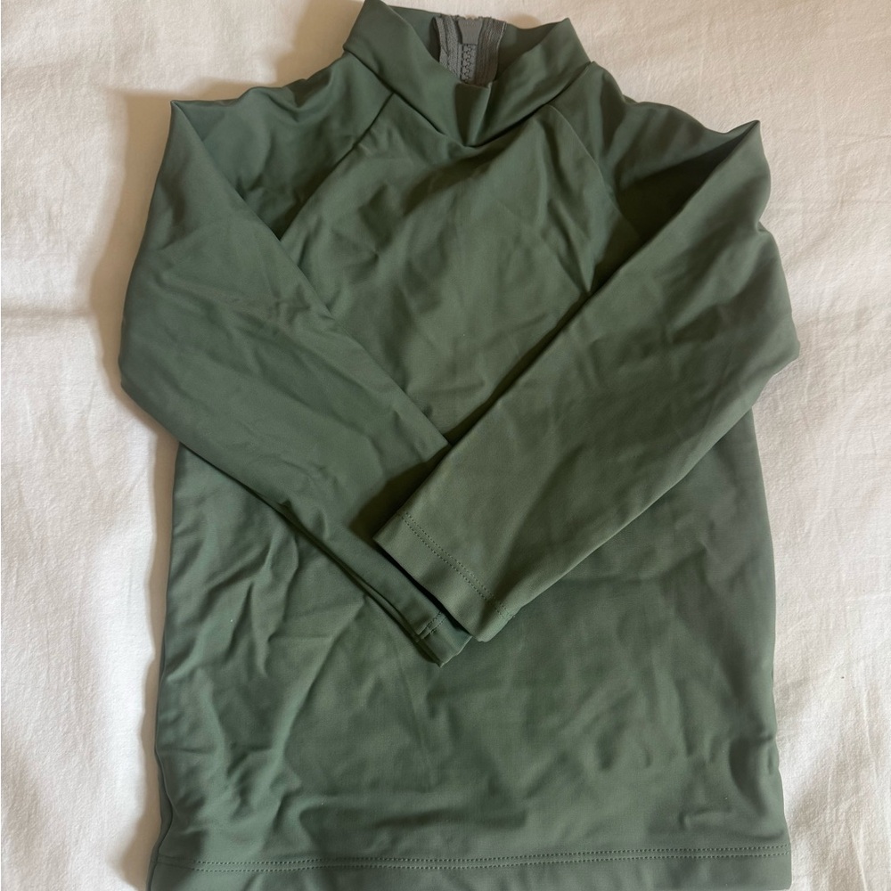 Ina Kids Sage Green Swim Rashguard